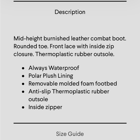 NWB Cougar Saydee Winter Combat Boots - Picture 5 of 7